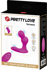 Pretty Love Terrance Flexible Remote Controlled Anal Vibrator Massager Purple Anal Vibrators